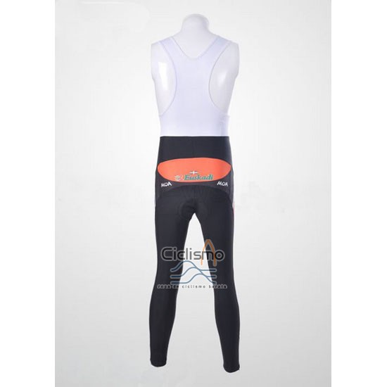 Euskalte Ropa Ciclismo Culotte Largo 2011 Hombre Mangas Largas Naranja